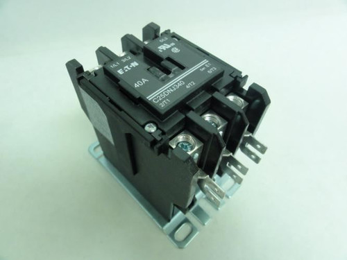 Eaton C25DNJ340B; Contactor 40A; 600V; 3P; Coil: 240VAC