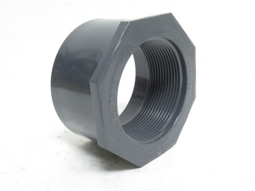 Charlotte 838-422; Reducing Bushing; 4NPT x 3NPS; Sch: 80 PVC
