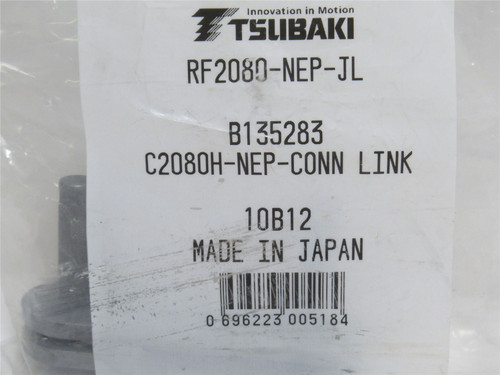 Tsubaki RF2080-NEP-JL; Single Row Connecting Link #C2080H