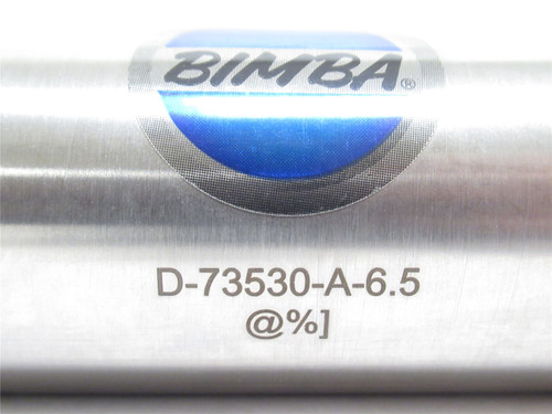 Bimba D-73530-A-6.5; Air Cylinder; SS; 6-1/8"Stk x 1-9/16"OD