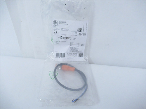 IFM Efector EVC112; Cordset Male; Straight; 4 wire; 0.3m