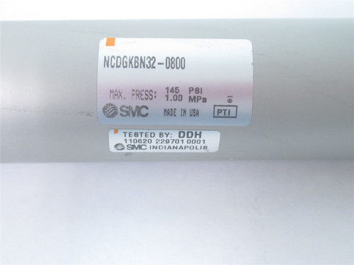 SMC NCDGKBN32-0800; Air Cylinder; 1-1/4" Bore; 8" Stroke
