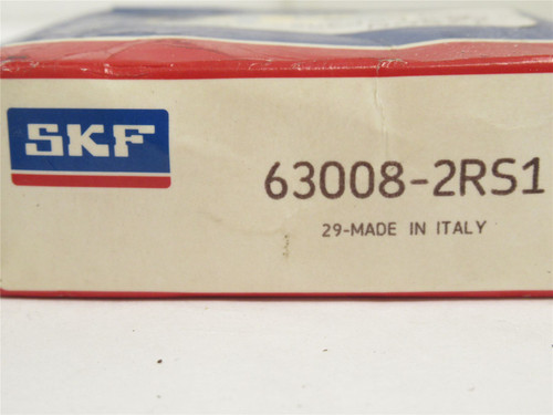 SKF 63008-2RS1; Ball Bearing; 40mmID x 68mmOD x 21mm Wide