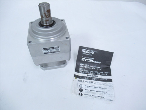 Shimpo Nidec VRSF-20D-750; Gearbox-18mm Input; 24mm Output