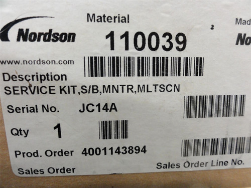 Nordson 110039; Multiscan Display Board; Microset Multiscan