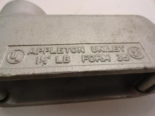 Appleton 1-1/4" LB; Form 35; Conduit Body; 1-1/4"