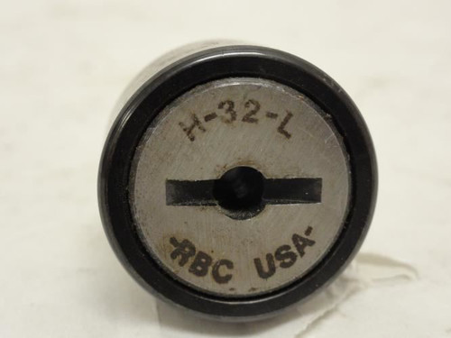 RBC H32L; Flat Cam Follower; 1" Roller OD x 5/8" Wide