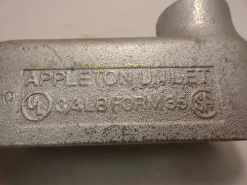 Appleton LB75-M; Conduit Body; 3/4" Hub Size; Form 35