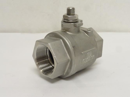 Industry-Std 20K959; Ball Valve; SS; 1-1/2NPT; NO HANDLE