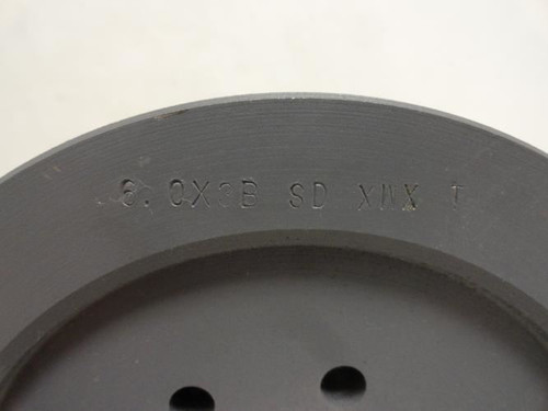 TB Woods 6.0X3B; Bushed V-Belt Pulley 3Gr; Belt: A; B; 6.35" OD