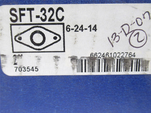 Sealmaster SFT-32C; Flange Bearing; 2"ID; 2-Bolt Mount