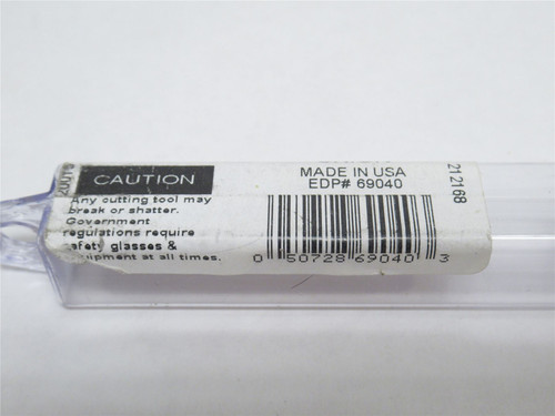 Norseman CTD 69040; Black Oxide Extra Long Drill 1/2" x 12" L