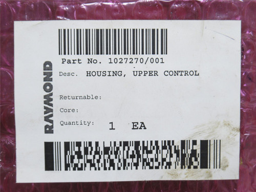 Raymond 1027270/001; Upper Control Housing