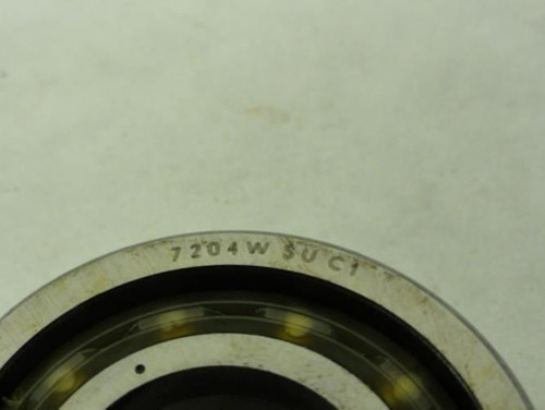 Fafnir 7204W; Ball Bearing 20mm ID 47mm OD 14mm W