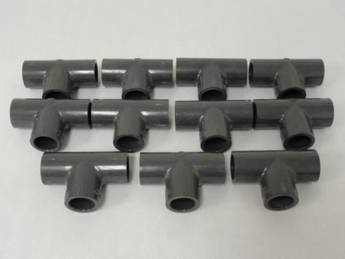 Spears 801-005; Lot-11 Tee Fittings 1/2" NS SCH 80