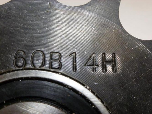 Martin 60B14H-5/8; Idler Sprocket # 60; 14T; 5/8"ID