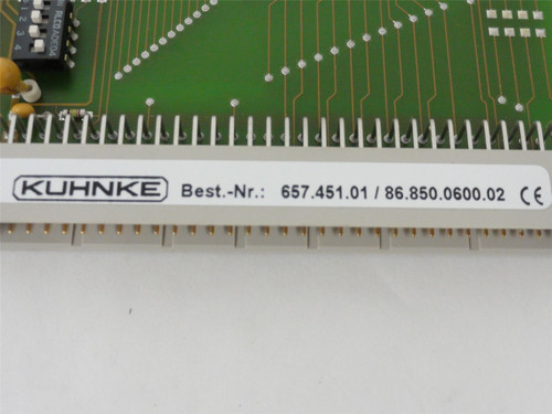 Kuhnke 86.850.0600.02; Input Module Insert Card; 24V