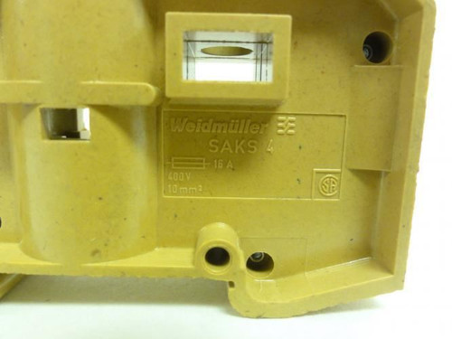 Weidmuller 178220000_; Fused Terminal Block; 16A; 400V