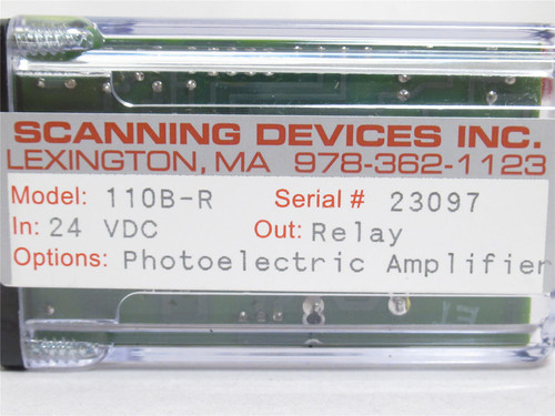 Scanning Device 110B-R; Electric Photo Sensor Amplifier 24VDC