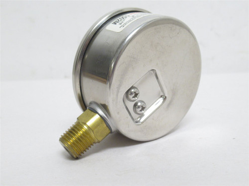 Weksler BY43-Y-VC-4-L-W; Vacuum Gauge; -30-0inHg; (-1-0); SS