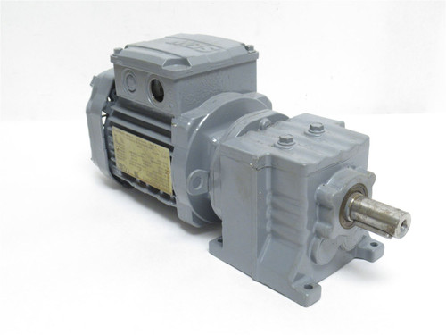 SEW R07DRN63M4/TH/DH; AC Gearmotor 0.18kW; 16.7:1 Ratio; 480V