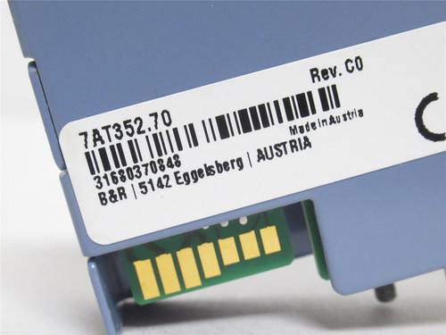 B&R 7AT352.70; Analog Input Module; 2-Inputs; PT100; 3-Wire