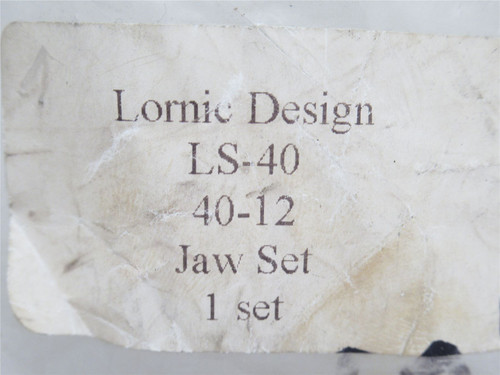 Lornic Design LS-40-12; Jaw Set; Stainless Steel