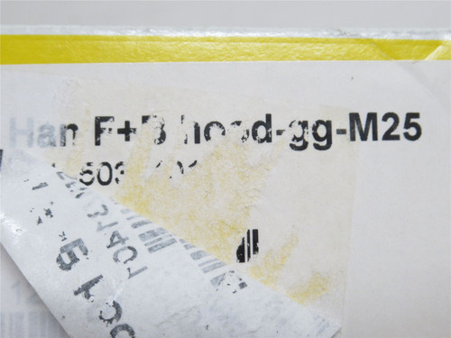 Harting 19155031401; Connector Power; HAN F+B HOOD-GG-M25