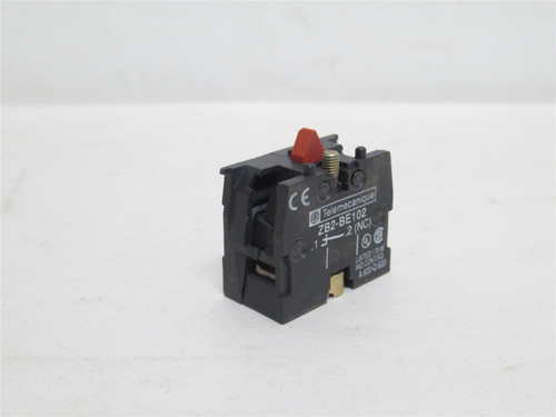 Telemecanique ZB2-BE102; Aux Contact Block; 10A; 400V; 1-NC