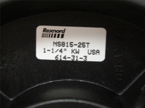 Rexnord 614-31-3; Split Sprocket; 25-Teeth; 1-1/4"ID