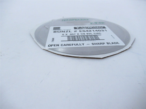 Bunzl E54214031; Edgemaster Bvl Cir Blade
