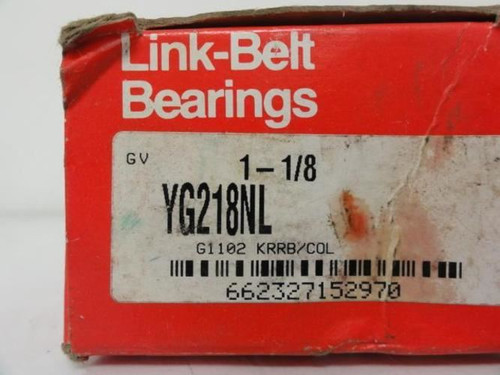Link-Belt YG218NL; Bearing 1-1/8'' ID
