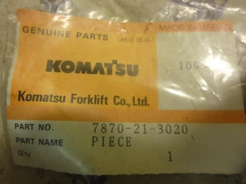 Komatsu 7870-21-3020; Piece