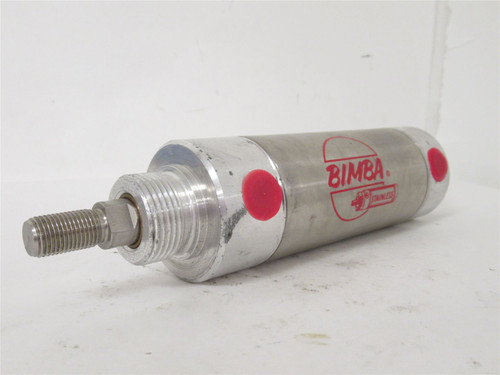 Bimba 312.25-DXP; Air Cylinder; 2"Bore X 2-1/4"Stroke; SS Rod