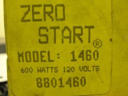 Zero Start 880-1460; Freeze Plug Heater 600W; 120V