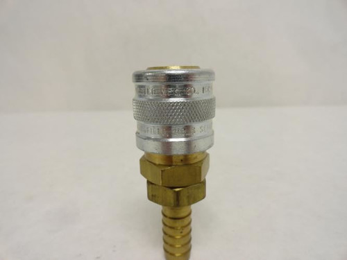 Foster Mfg 3703W; Manual Connect Fitting; One Way; Size: 3/8"