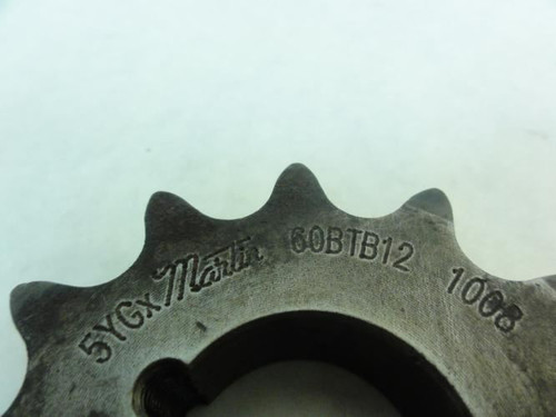 Martin 60BTB12-1008; Bushed Sprocket # 60; 12T