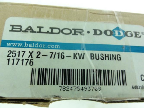 Dodge 117176; Taper-Lock Bushing; 2517 x 2-7/16"ID