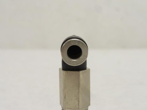 Parker W369PLPX-4-4; Air Elbow; Long; 90Deg; 1/4" PTC x 1/4 NPT