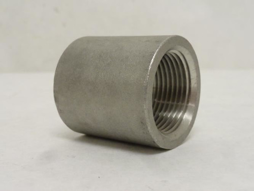 Industry-Std 1LRZ1; Pipe Coupler; SS-304; 1 FNPT; 1.72" Long