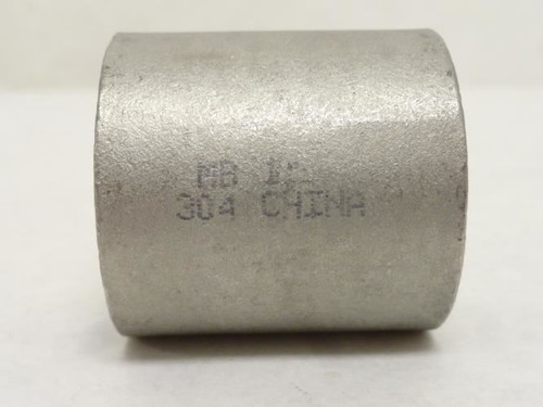 Industry-Std 1LRZ1; Pipe Coupler; SS-304; 1 FNPT; 1.72" Long
