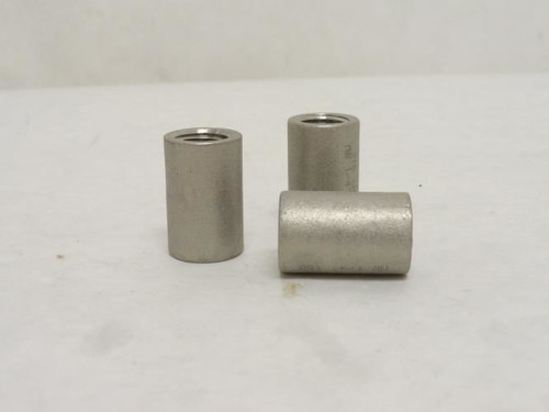 Industry-Std 6JL98; Lot-3 Pipe Couplers; SS-316; 1/4 FNPT