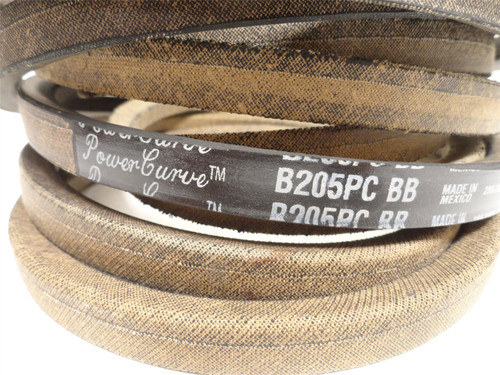 Gates B205PCBB; Polyester V-Belt; 208" Long; 21/32" Top Width