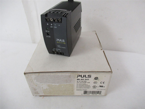 PULS ML60.241; AC DIN Rail Power Supply 1 Output 24V 2.5A