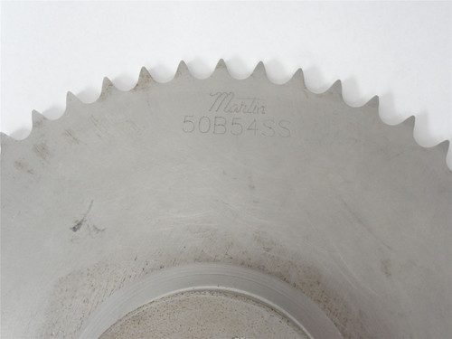 Martin 50B54SS; Sprocket #50; SS; 54 Teeth; 2-3/16"ID