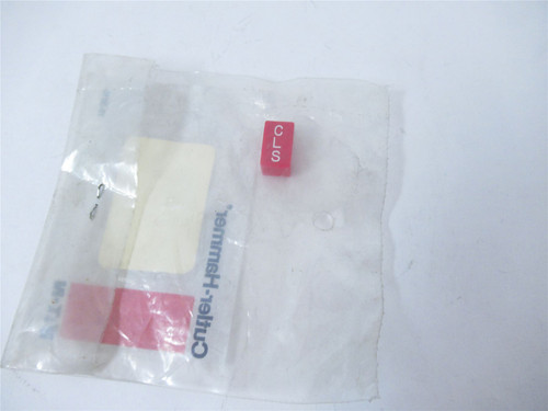 Eaton E30KR101EXC; Pushbutton - Red Release Bar - "CLS"