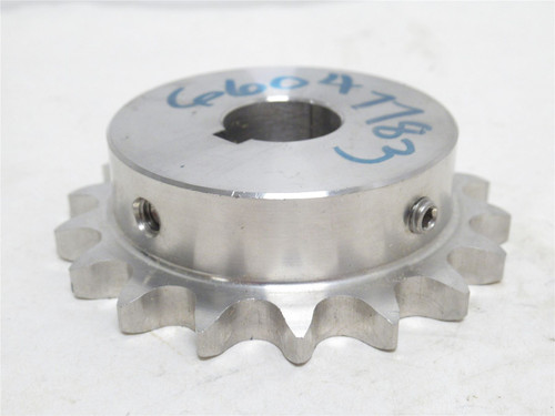 MFG- 40B18SS-20; Sprocket #40; SS; 18 Teeth; 20mmID