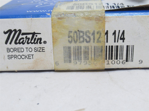 Martin 50BS12 1-1/4; Sprocket # 40; 12 Teeth; 1-1/4"ID