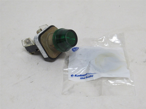 Allen-Bradley 800T-Q10G; Pilot Light; 120VAC; Green; 30.5mm