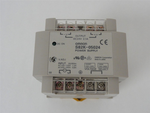Omron S82K-05024; Power Supply-24 VDC;1.3AMP Input